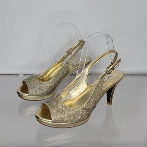Nine West  Gold Heels
